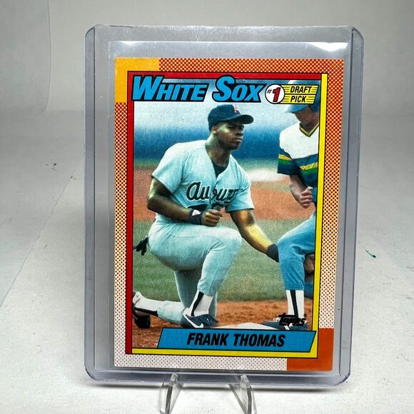 Frank Thomas Rookie Card 1990 Topps #414 Chicago White Sox - Picture 1 of 2